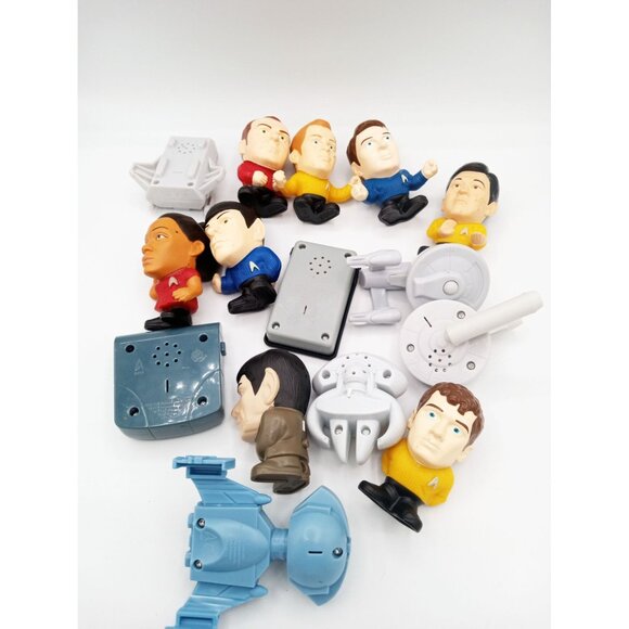 Star Trek Movie Toy from Burger King 2009 Characters, Ships, Tricorder Lot of 15 - Picture 16 of 16